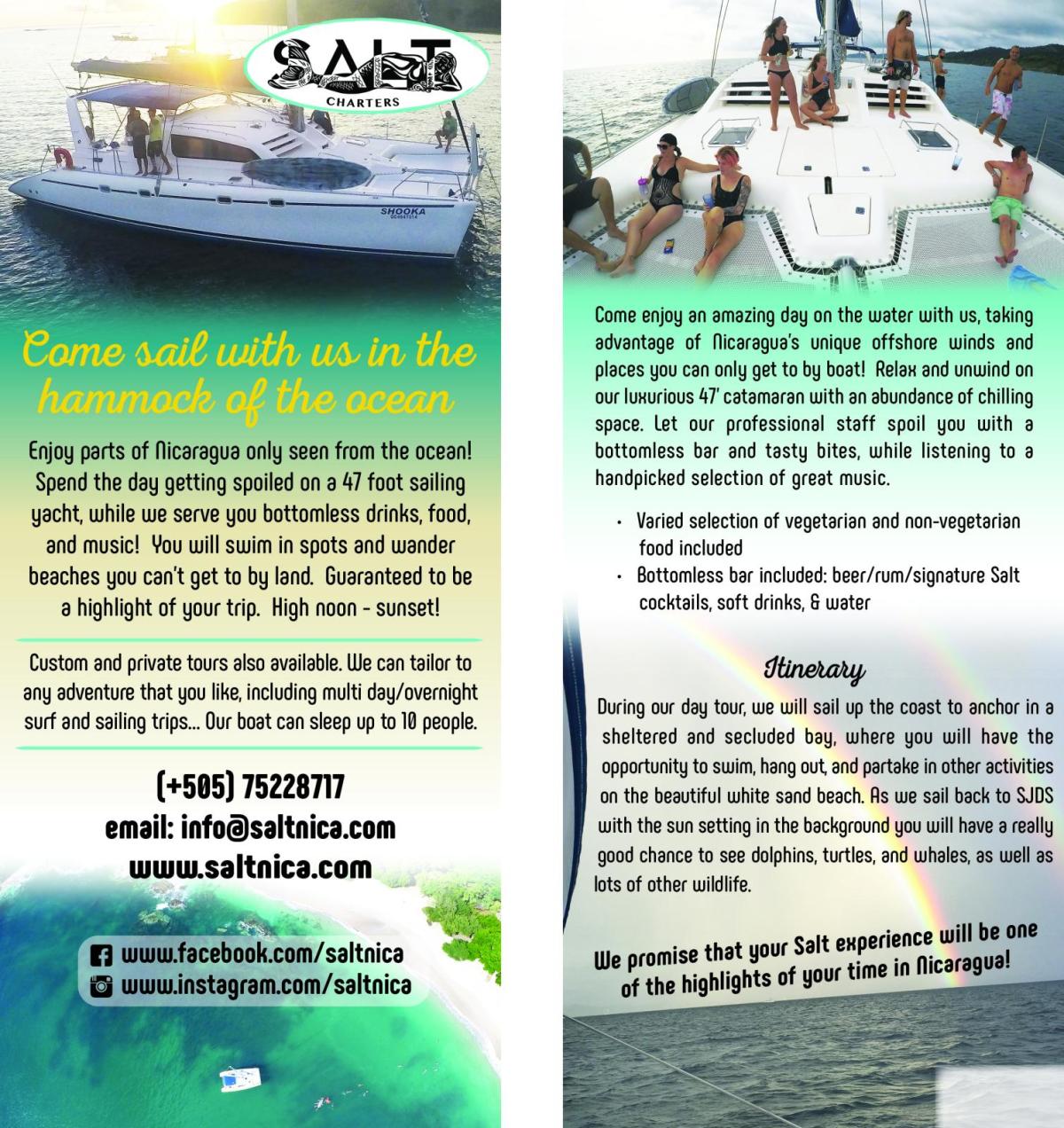 Salt Charters info card